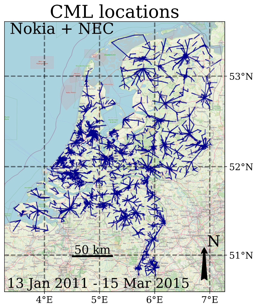 Four-year commercial microwave link dataset for the Netherlands ...